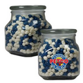 Apothecary Jar with Corporate Color Jelly Beans - Large